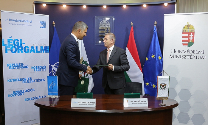 Partnership agreement between the Ministry of Defense and HungaroControl