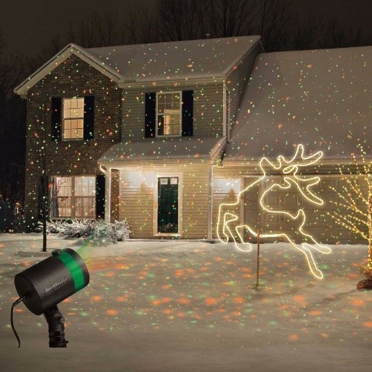 Christmas laser-lights - Use with responsibility