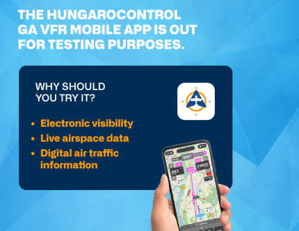 HungaroControl GA VFR mobile app launched!