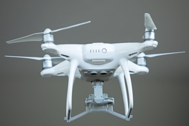 A drone flight