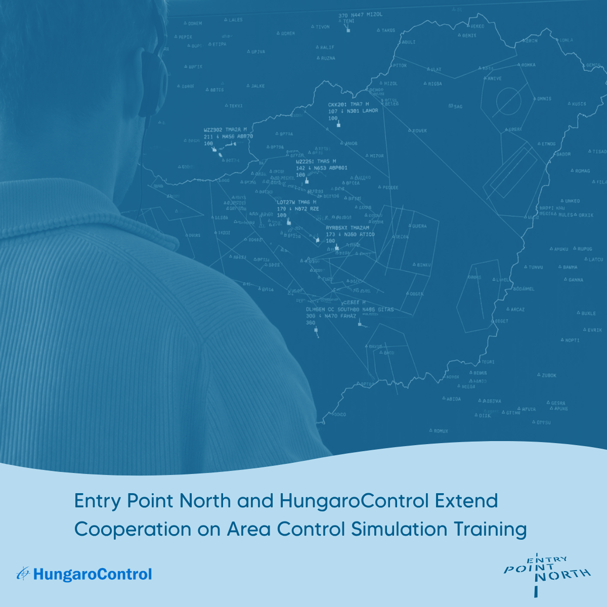 Entry Point North and HungaroControl Extend Cooperation on Area Control Simulation Training 