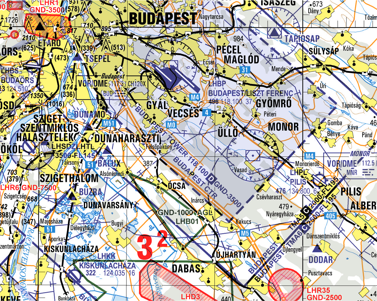 Updated ICAO 1:500 000 scale map 2025